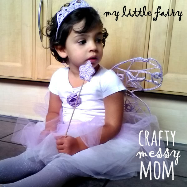 Fairy costume at craftymessymom.com