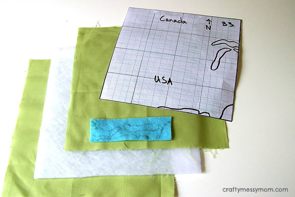 Spider-on-web Patch - step 1 at craftymessymom.com