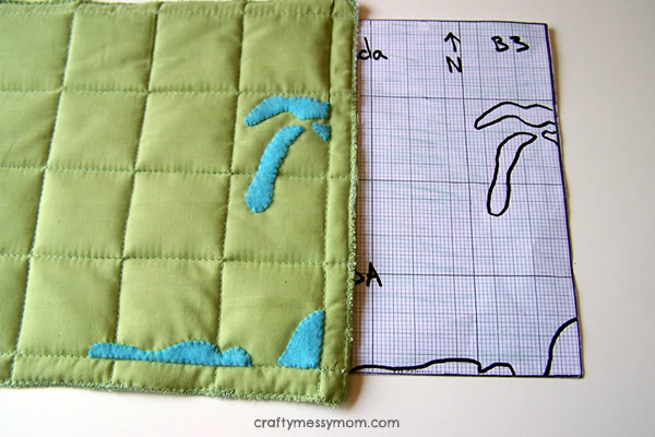 Spider-on-web Patch - quilt final at craftymessymom.com