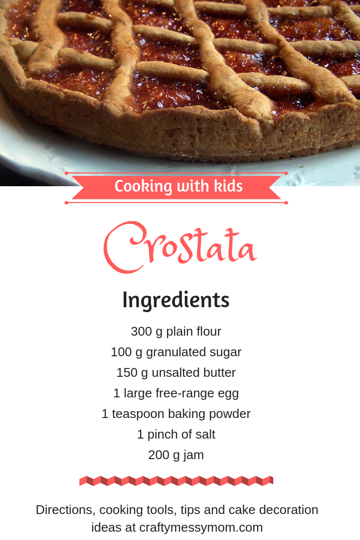 Crostata recipe | craftymessymom.com