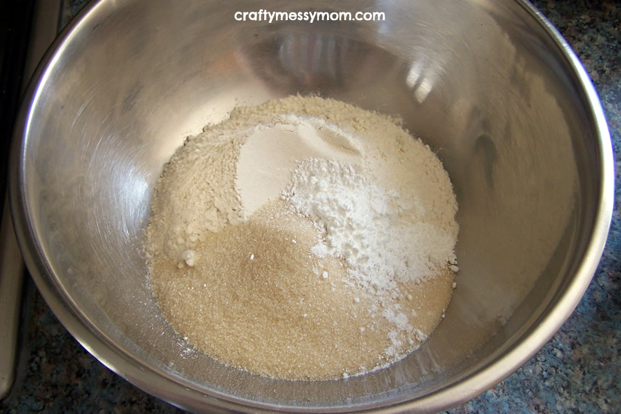 Muffins recipe - step 1- craftymessymom.com