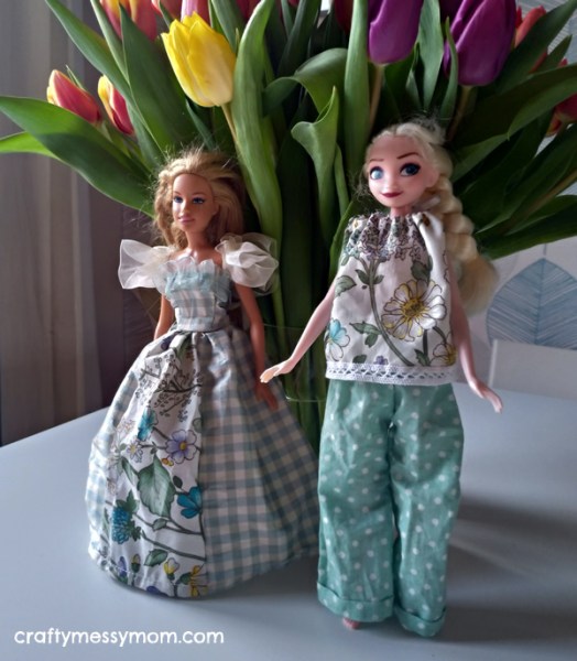 Barbie's clothes by craftymessymom.com