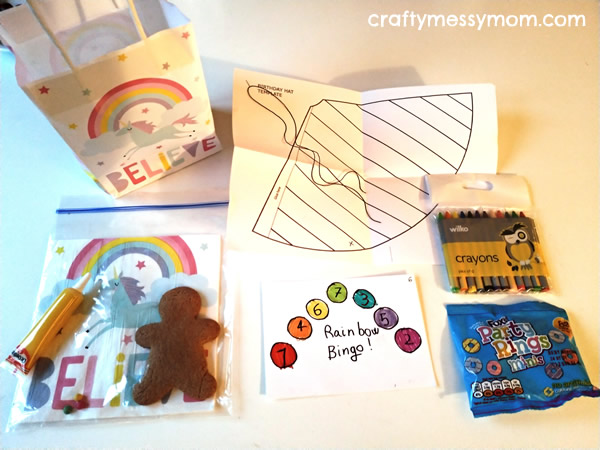 Virtual birthday party at crafymessymom.com