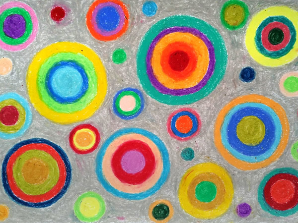 Oil pastels design by @marzia_fa