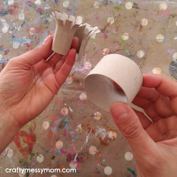 Pear carton flowers - flower centre by craftymessymom